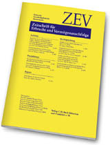 ZEV - Zeitschrift für Erbrecht und Vermögensnachfolge 2009